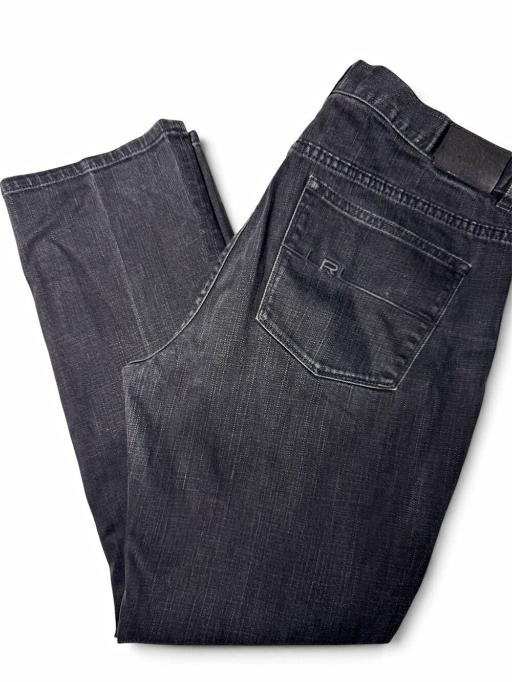 Lauren Ralph Lauren Black Classic Straight Leg Denim Jeans Women's Size 12